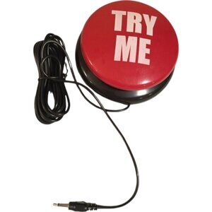 Big Try Me Button Animatronics Lowes Home Depot Spirit Halloween Christmas Prop